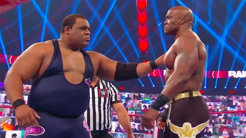 Keith Lee and Bobby Lashley on WWE RAW