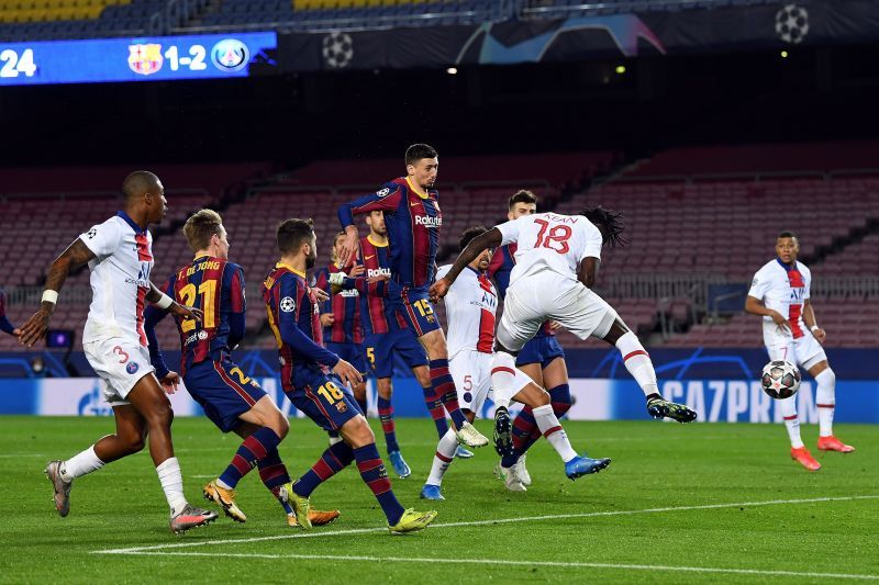 Barcelona struggled against Paris Saint-Germain