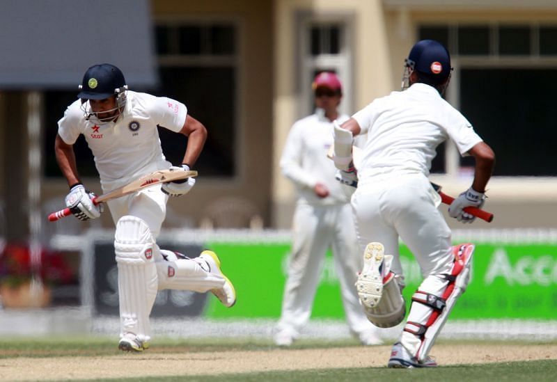 Rohit Sharma strung together a 162-run partnership with Ajinkya Rahane for the fourth wicket.