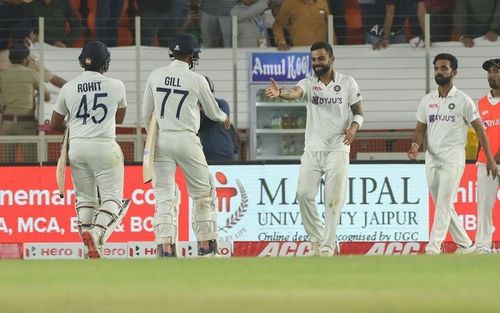 Virat Kohli was delighted after Team India's 10-wicket win in Ahmedabad