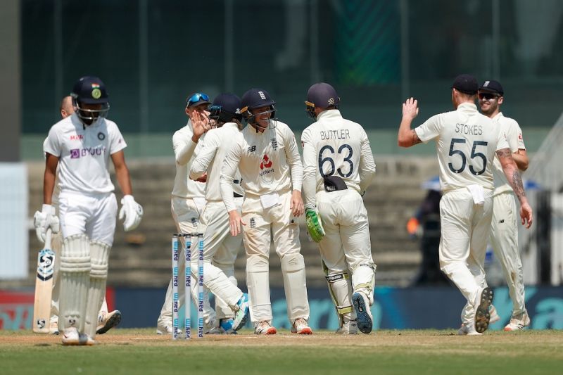 A jubilant England cricket team. Pic: ICC