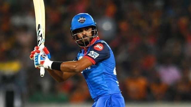 Shreyas Iyer in action for Delhi Capitals