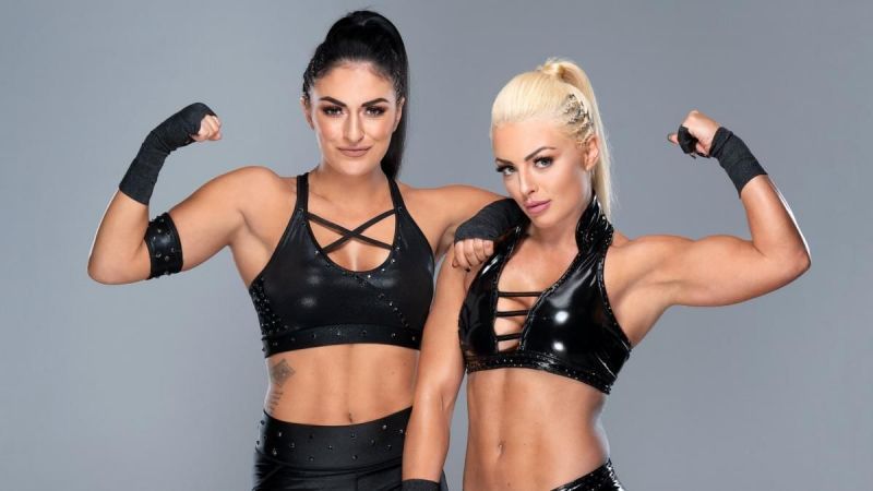 Mandy Rose and Sonya Deville in WWE