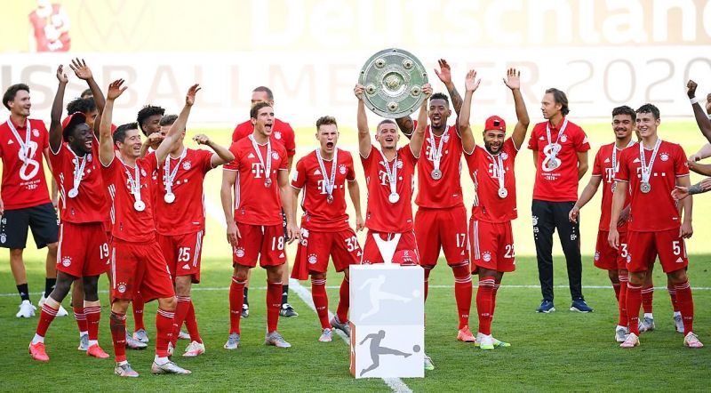 Bayern Munich have lifted 15 Bundesliga trophies since the turn of the century