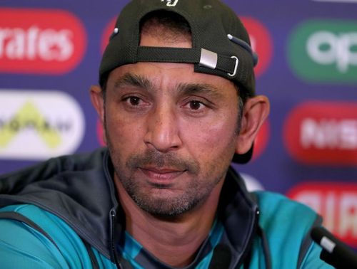 Former Pakistan cricketer Azhar Mahmood at a press conference