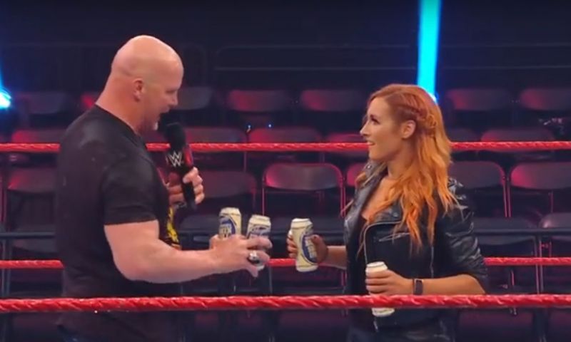 "Stone Cold" Steve Austin and The Man Becky Lynch