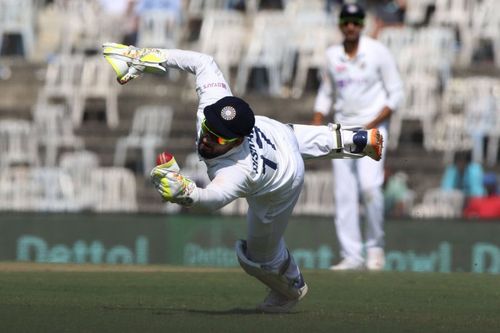 Rishabh Pant was outstanding as India's wicketkeeper.