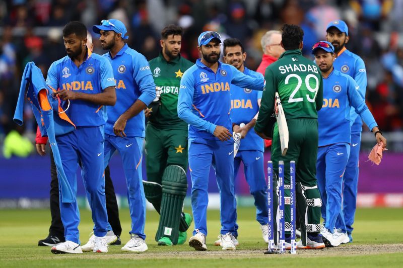 India and Pakistan last played an international match in 2019