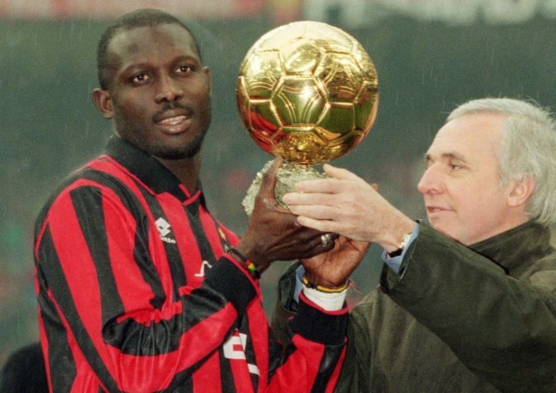 George Weah is the only African player to win the Ballon d&#039;Or; he did so while playing for AC Milan.