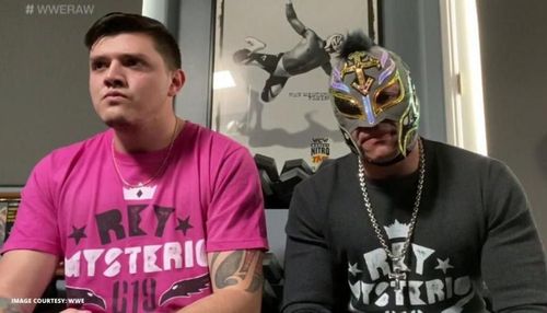 Dominik and Rey Mysterio