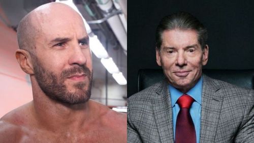 Cesaro and Vince McMahon.