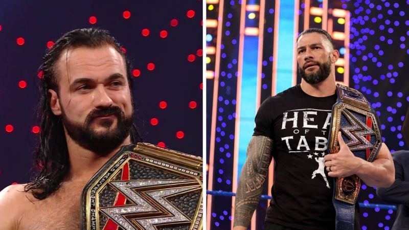 Drew McIntyre and Roman Reigns have a title defense each this Sunday.