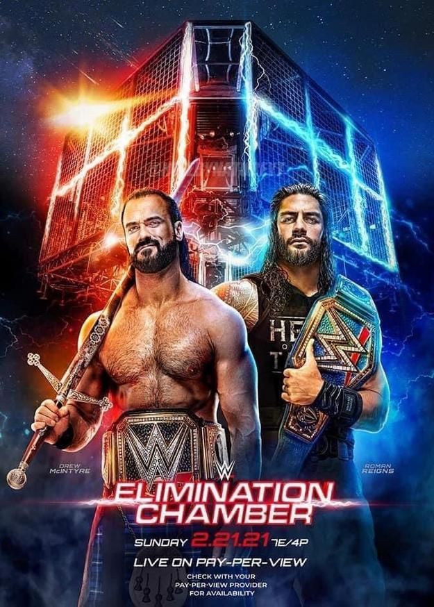 Elimination Chamber poster (Credit: WWE)