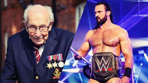 Captain Sir Tom Moore/Drew McIntyre