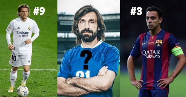 10 greatest midfielders of all time