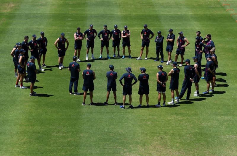 TeamEngland in a training session