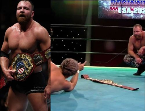 Jon Moxley retained the IWGP US Title over KENTA