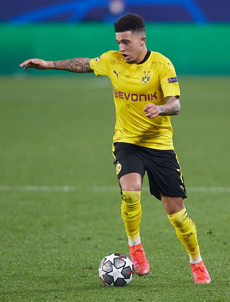 Borussia Dortmund&#039;s Jadon Sancho