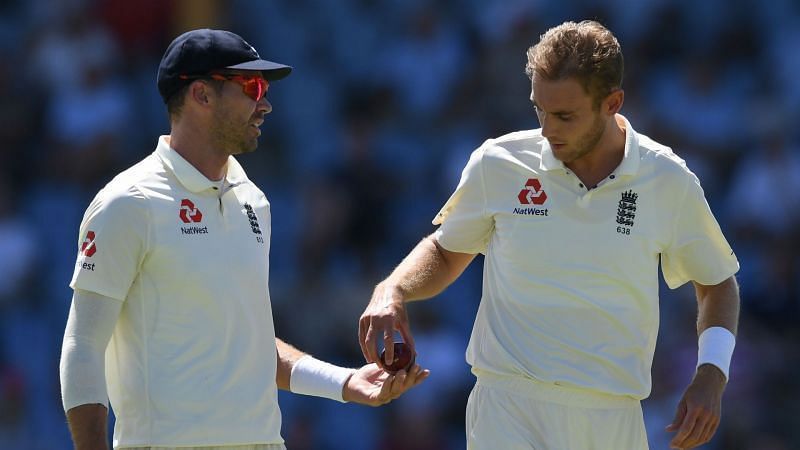 James Anderson (left) and Stuart Broad (right)