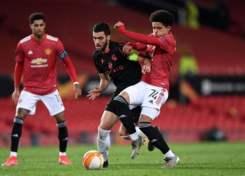Manchester United played out a goalless draw with Real Sociedad
