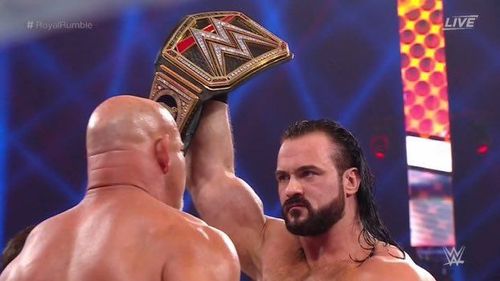 Drew McIntyre and Goldberg