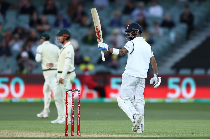 Virat Kohli scored a half-century in India&#039;s second innings