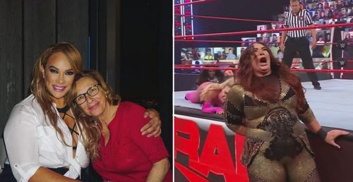 Nia Jax's mom is making jokes about her daughter's awkward incident