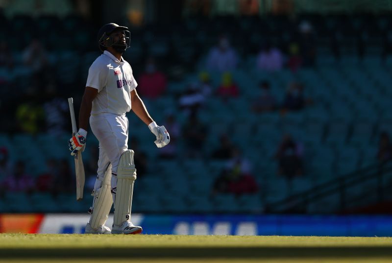 Rohit Sharma was caught behind off Jofra Archer in the first innings.