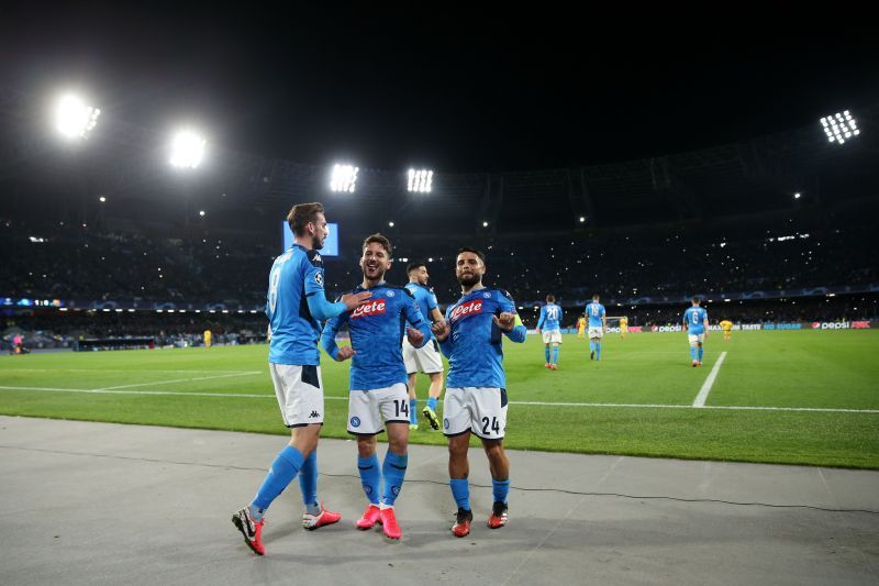 Napoli are missing a few key players