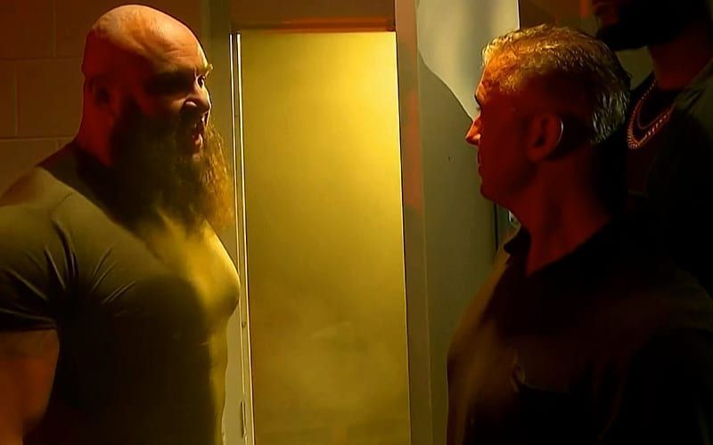 Braun Strowman and Shane McMahon