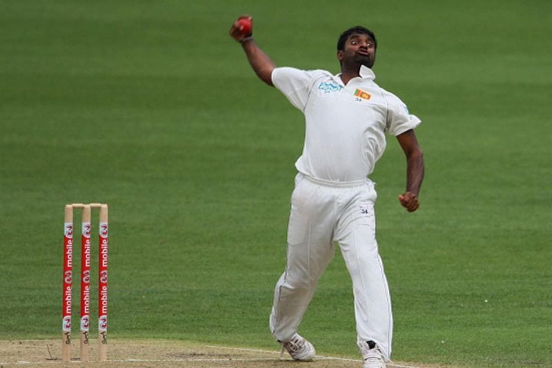 Muttiah Muralitharan reached 400 Test wickets in 72 Tests