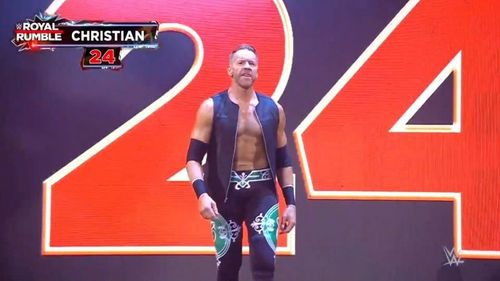 Christian returned to the WWE Royal Rumble last night