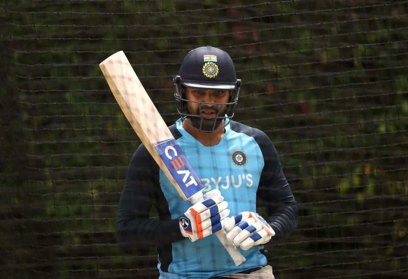 Rohit Sharma in a net session