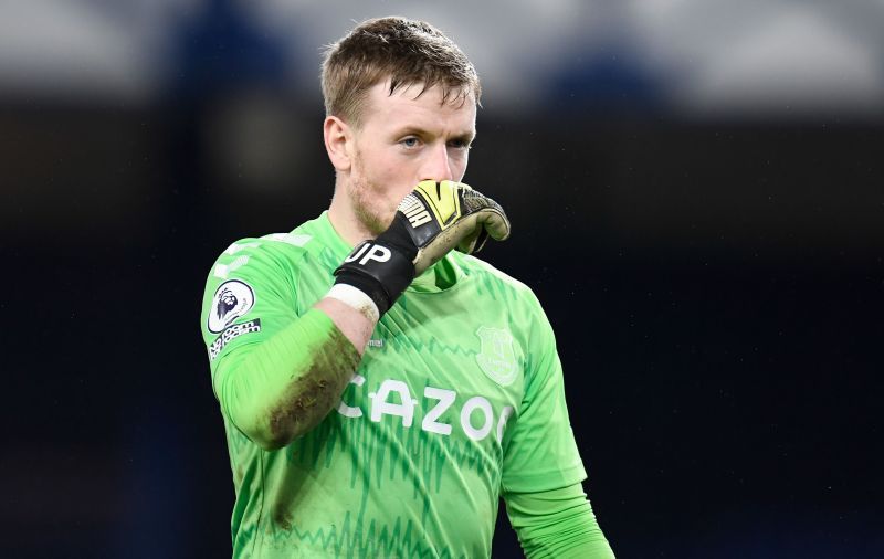 Jordan Pickford conceded thrice to Manchester City on the night.