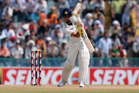 VVS Laxman made a fighting fifty on Test debut at the Motera