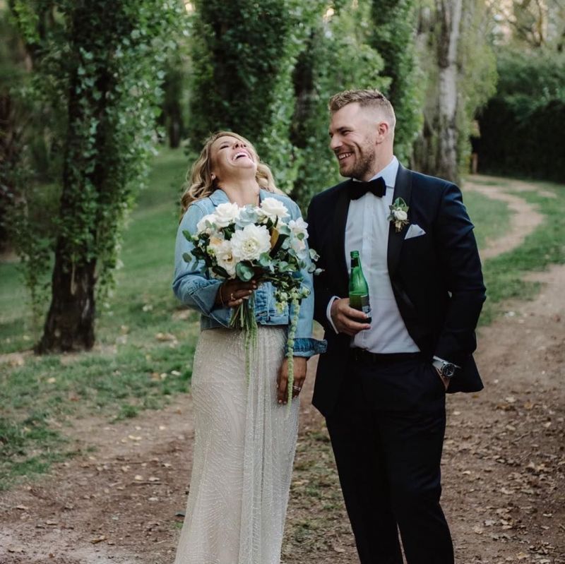 Aaron Finch wedding photos