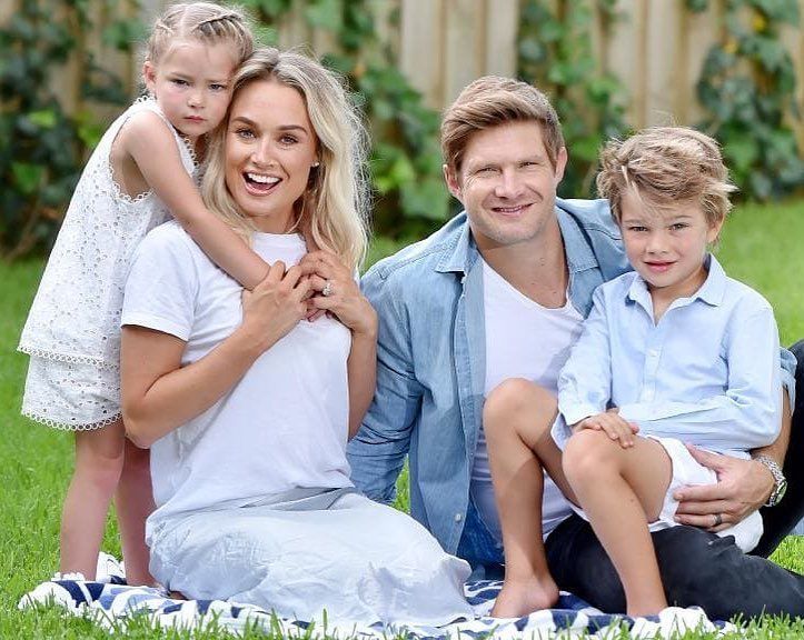 Shane Watson and his family