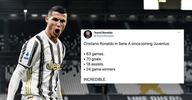 Cristiano Ronaldo bagged a brace and inspired Juventus to a 3-0 victory