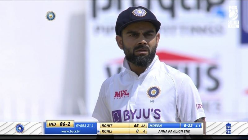 Virat Kohli&#039;s reaction amused many on Day 1