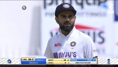 Virat Kohli's reaction amused many on Day 1