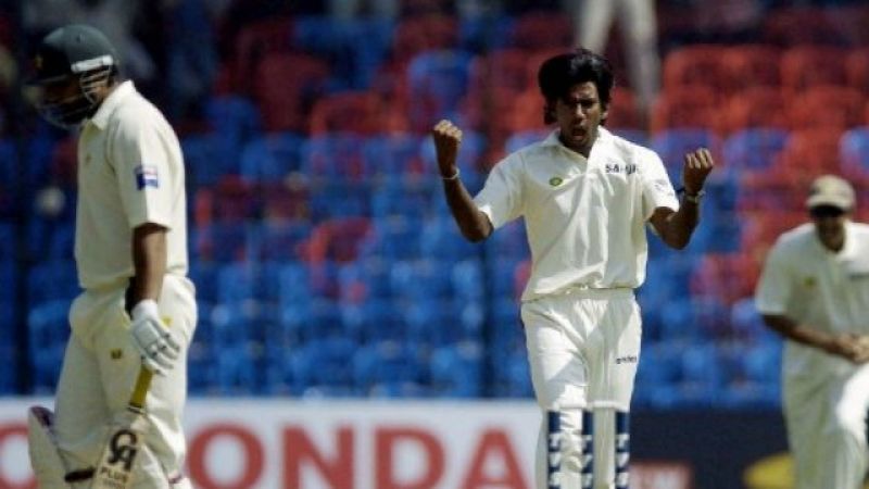 Balaji celebrates the fall of a wicket during his playing days