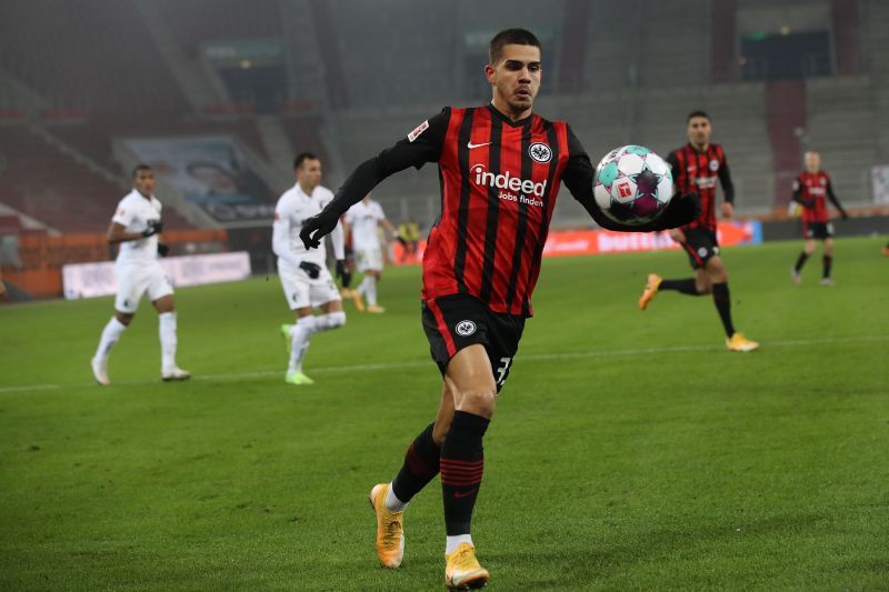 Andre Silva in action for Eintracht Frankfurt