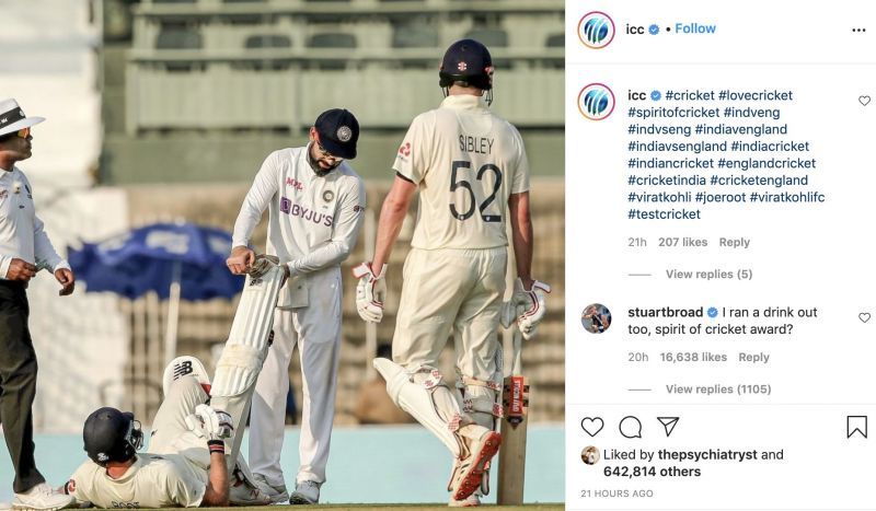 Stuart Broad&#039;s cheeky dig