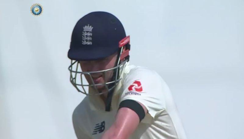England team are wearing black armbands in memory of Sir Tom Moore. Pic: BCCI