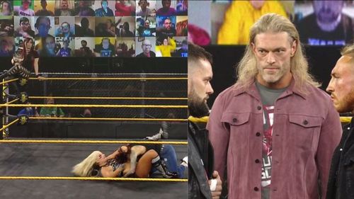 Edge has a face-to-face with several top NXT stars; Io Shirai watches over her challengers