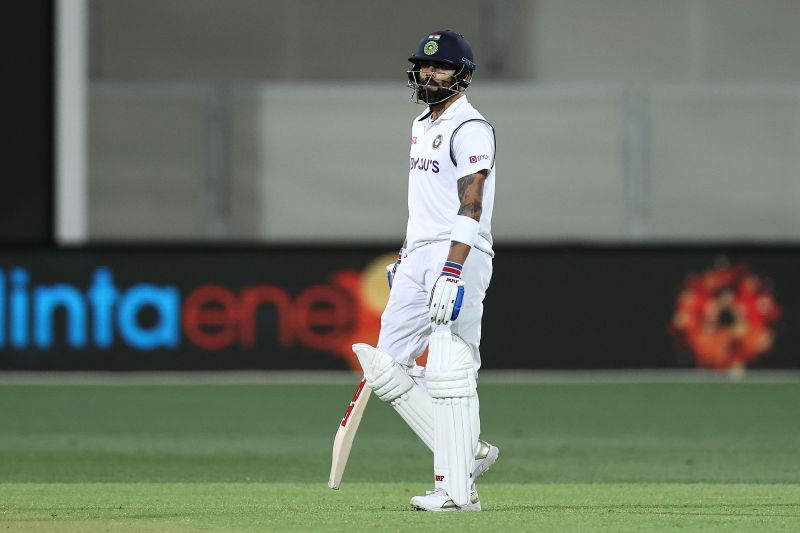 Virat Kohli was dismissed for a duck by a spinner in Test matches for the very first time.