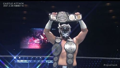 El Desperado is the new IWGP Jr, Heavyweight Champion