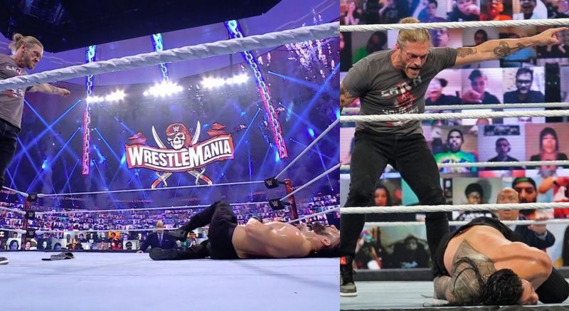 ऐज ने WWE Elimination Chamber में किया रोमन रेंस का बहुत ही बुरा हाल