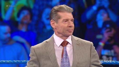 Vince McMahon watched the argument unfold backstage