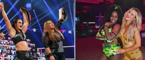 There are several combustible elements in the WWE Women's Tag Team Championship match